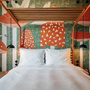 Zimmer mit Queensize-Bett