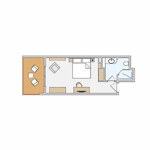 Standard Zimmer mit Queensize-Bett