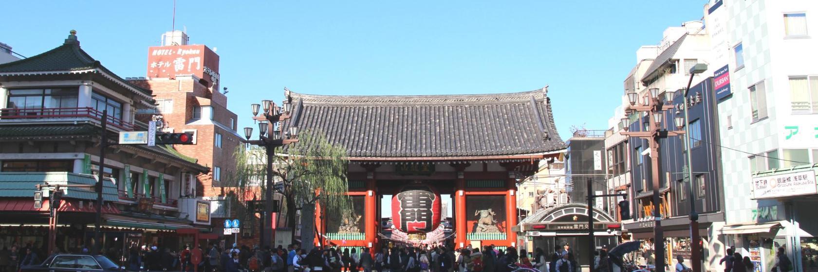 Tempel-Eingangstor Kaminari-mon